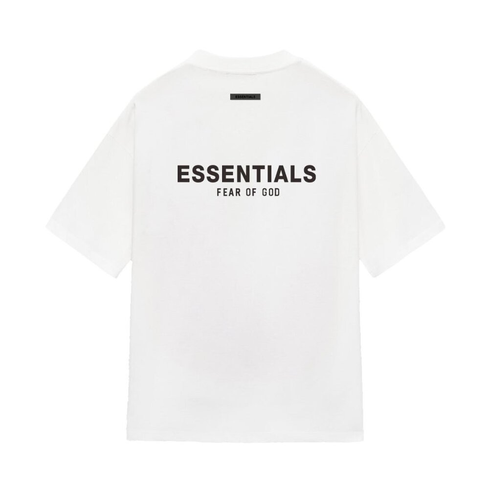 ESSENTIALS Double row of silicone letters on the back